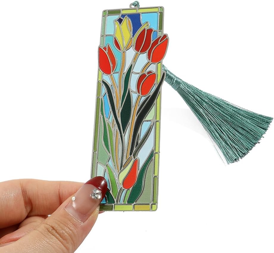 Tulip Bookmark with Tassel - view 2