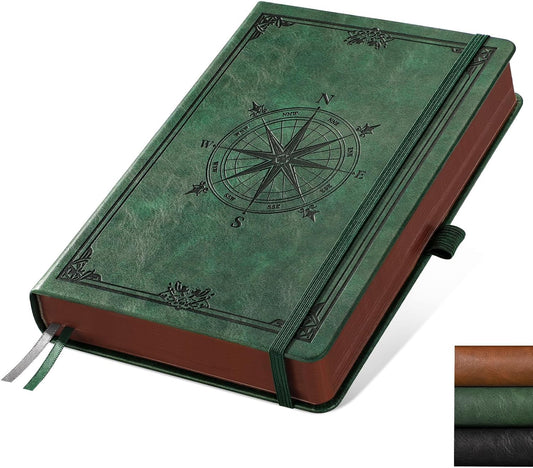 Green Compass Cover Notebook - view 1