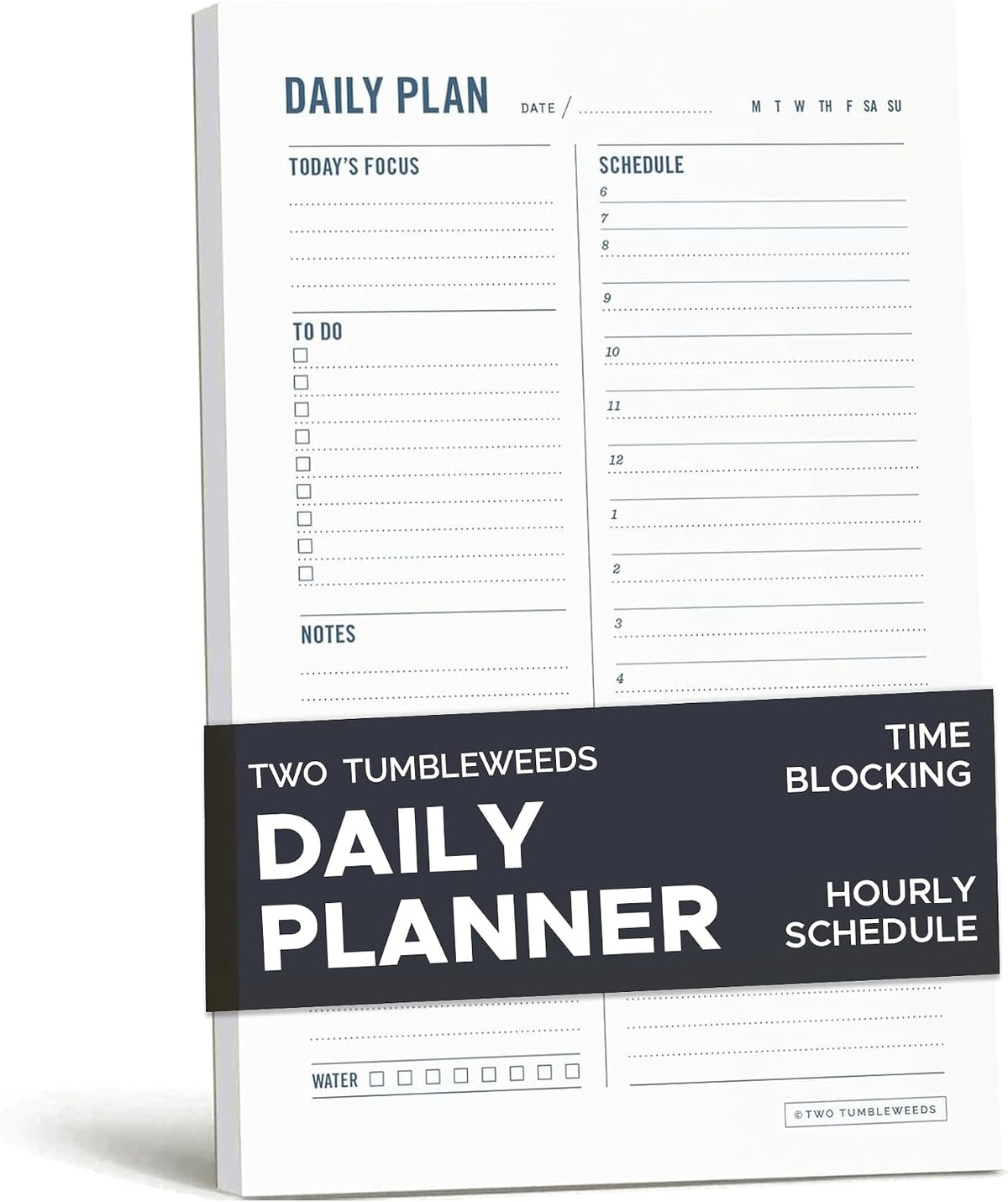 Undated Daily Planner Pad - view 1