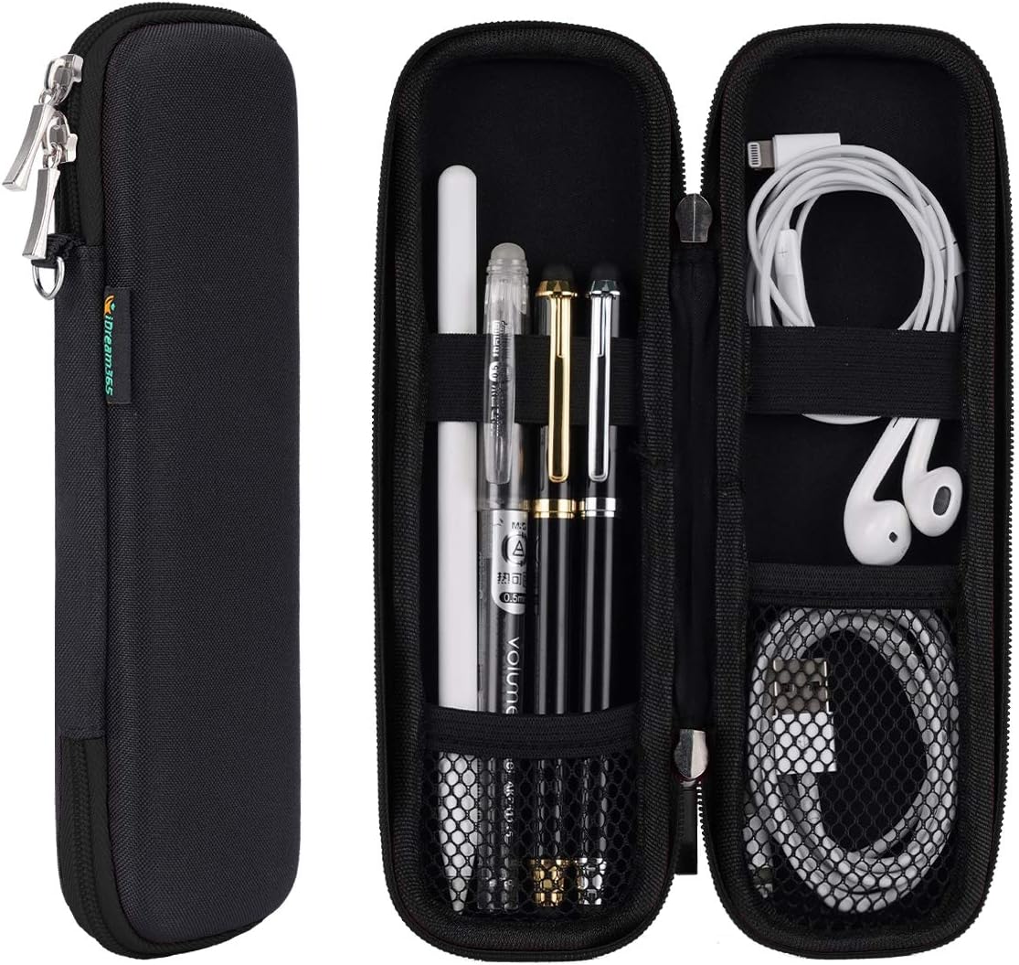 Black Compartment Pencil Case - view 1