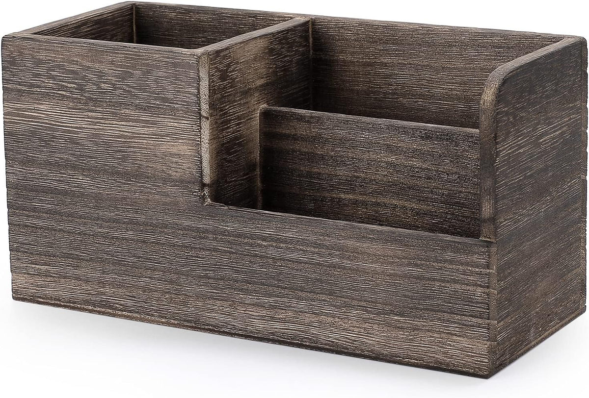 Wooden Mail and Pen Organizer - view 1