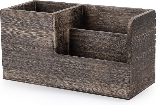 Wooden Mail and Pen Organizer - view 1