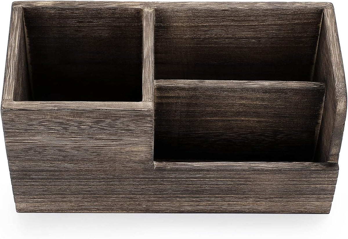 Wooden Mail and Pen Organizer - view 2