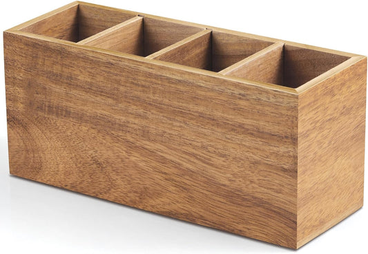 Acacia Compartment Pen Organizer - view 1